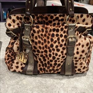 Dolce & Gabbana Vintage - Leopard Printed Ponyhair Tote Bag